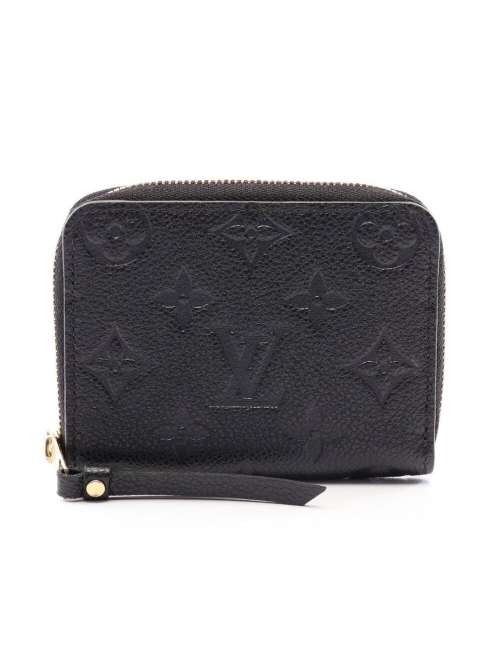 Louis Vuitton Coin Purse Zippy Monogram Empreinte Noir Leather